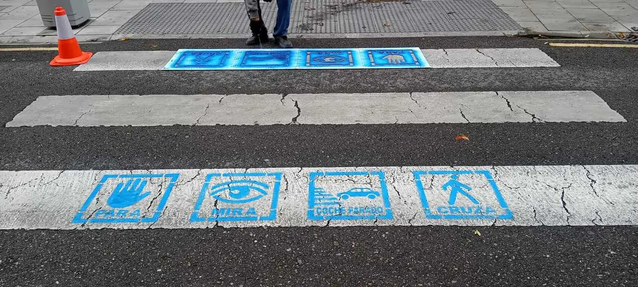 pictogramas pasos de peatones