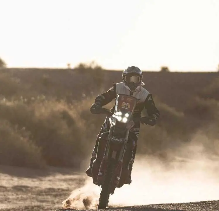 Sara García en el Fenek Rally- imagen redes sociales Sara García