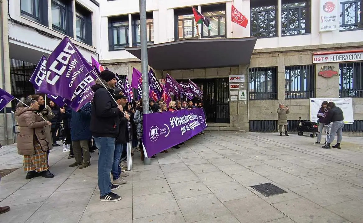 Concentración UGT y CCOO