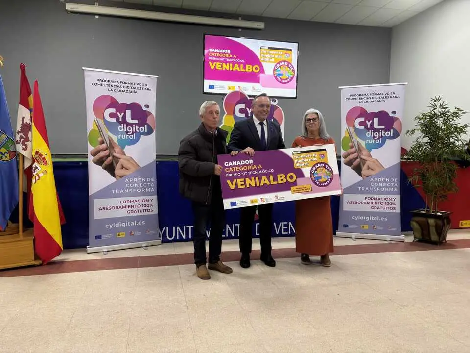 Entrega de premios del Grand TIC en Venialbo