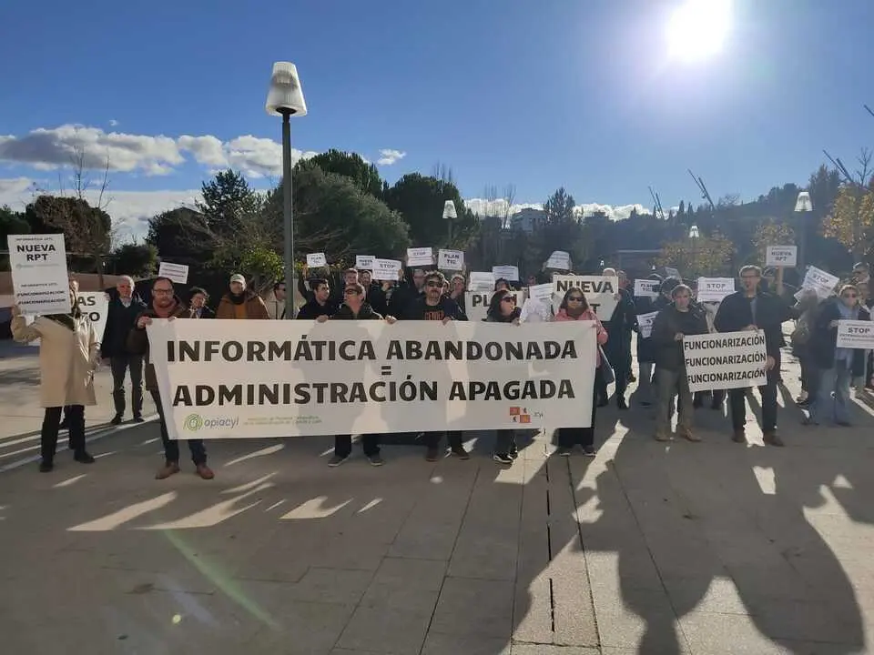 Protesta de los informáticosa