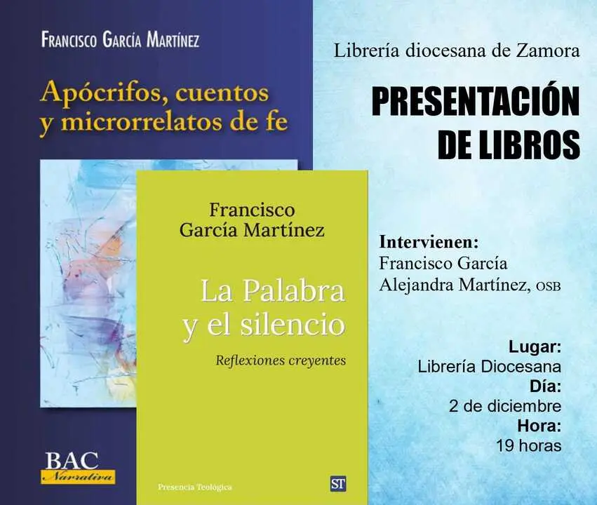 presentación obras del sacerdote  Francisco García Martínez