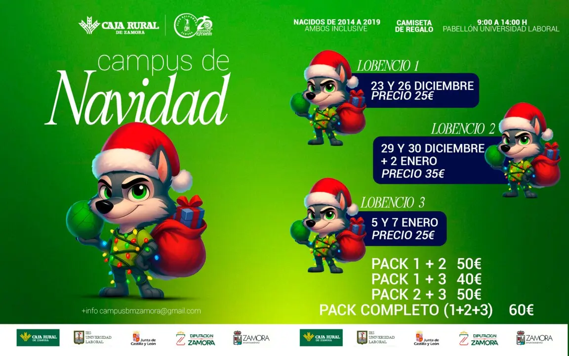 Cartel Campus Navidad