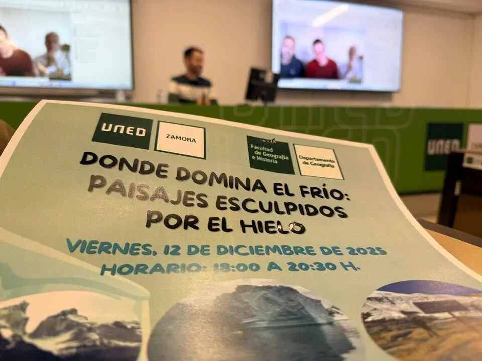 UNED Zamora curso Donde domina el frío paisajes esculpidos por el hielo