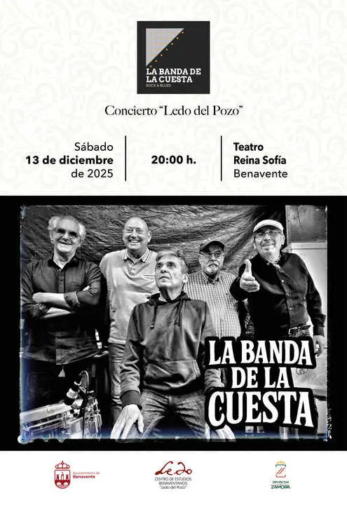 Cartel concierto La Banda de la Cuesta