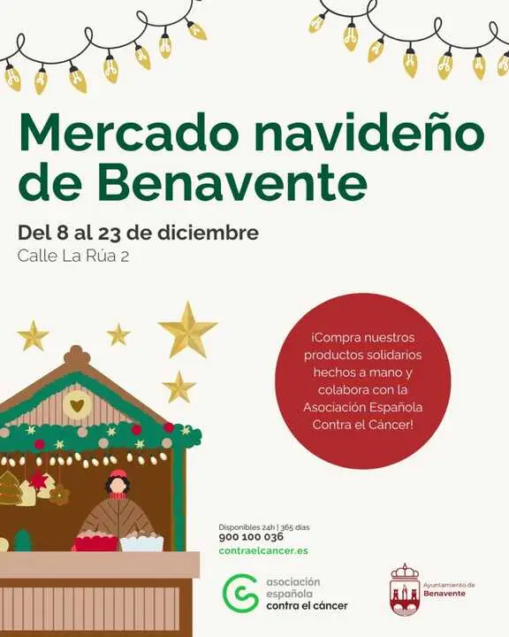 Mercadillo Navideño Benavente AECC