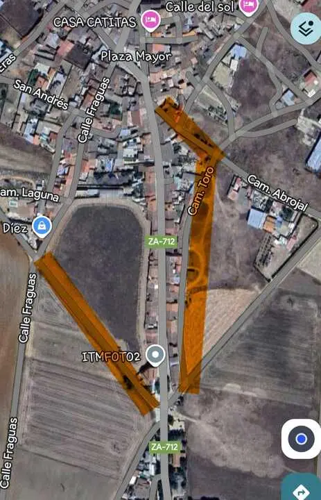 Cortes Mantenimiento de caminos rurales en Toro