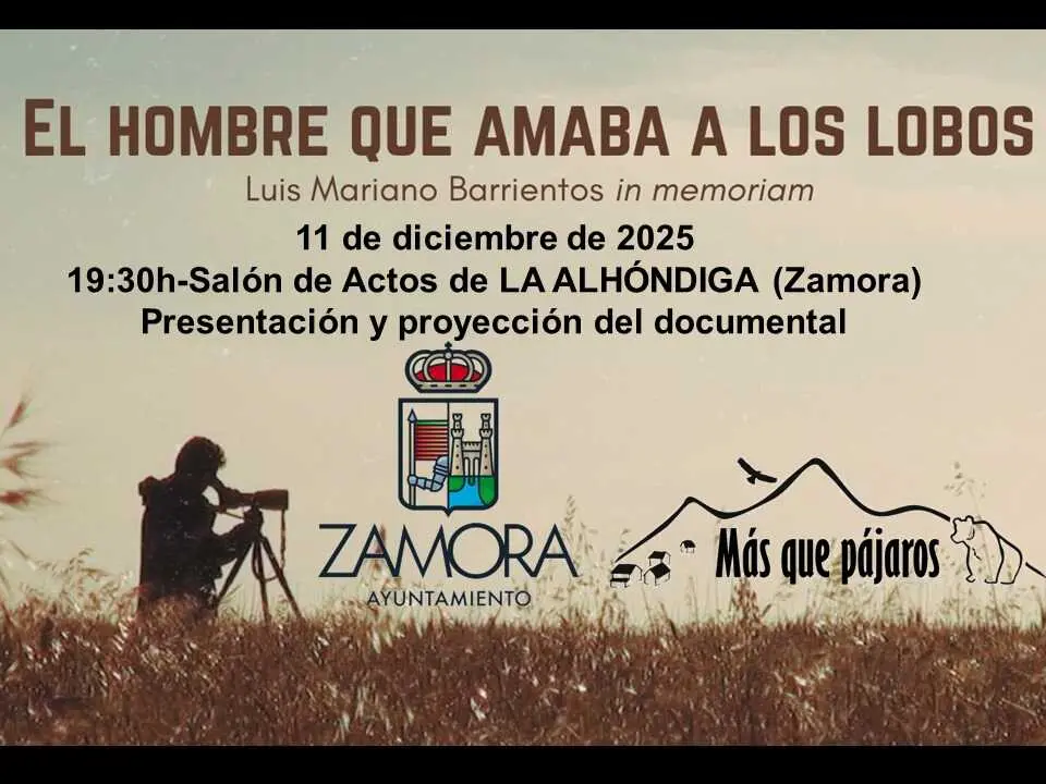 proyección del docuemntal El Hombre que amaba a los lobos