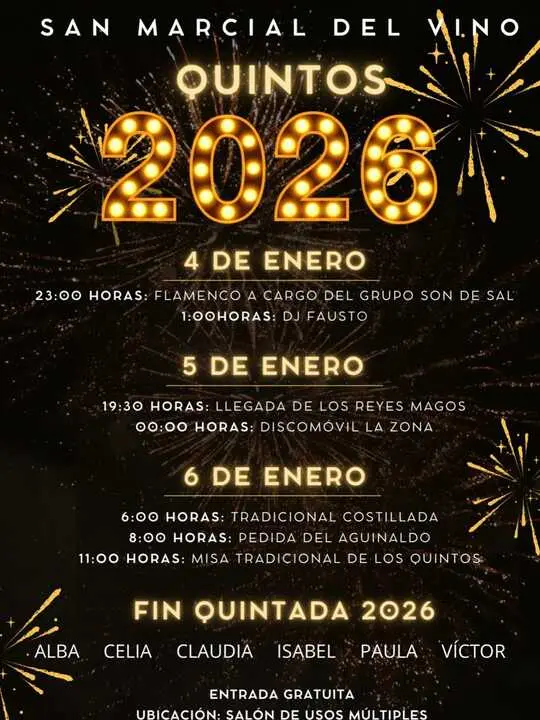 San Marcial del Vino Quintos 2026