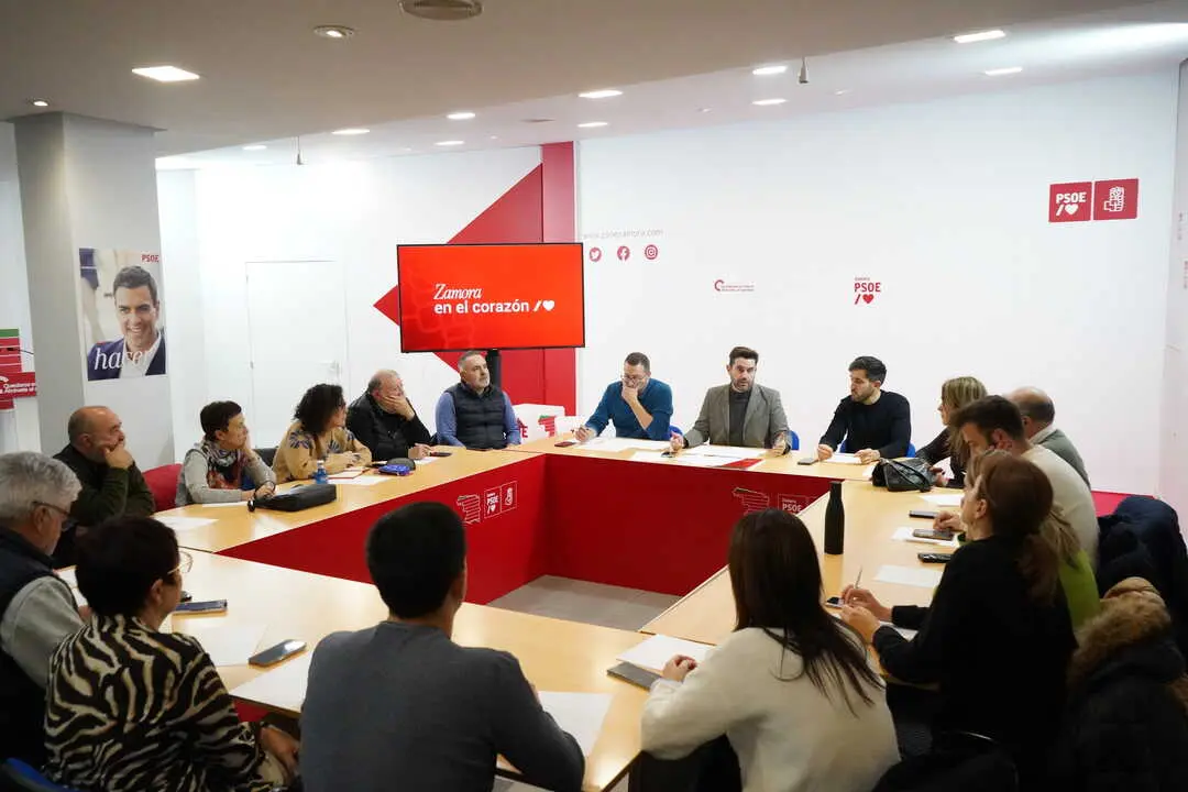 Reuniones PSOE Zamora  lista candidatura ejecuta provincial
