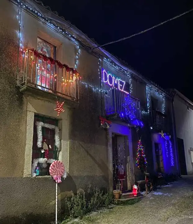 Domez, casa decorada en Navidad