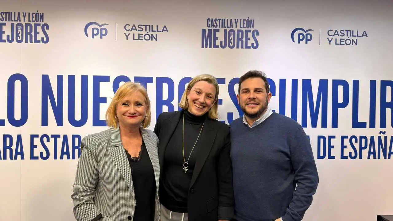 Leticia Garc&iacute;a, Isabel Blanco y V&iacute;ctor L&oacute;pez de la Parte