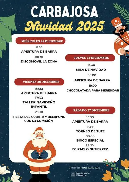 Carbajosa de Alba fiestas de Navidad