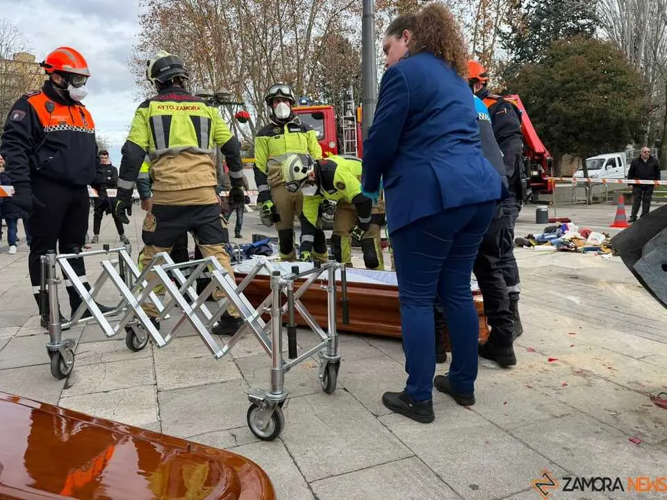 Simulacro accidente Zamora _3