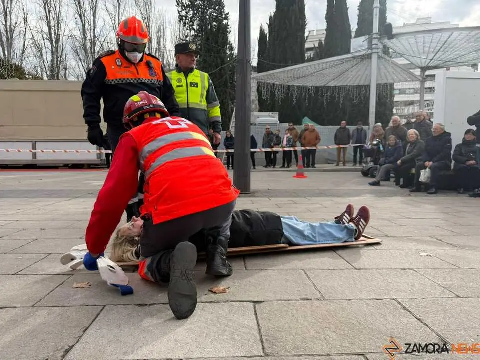 Simulacro accidente Zamora _4