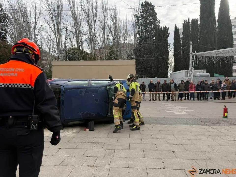 Simulacro accidente Zamora _5