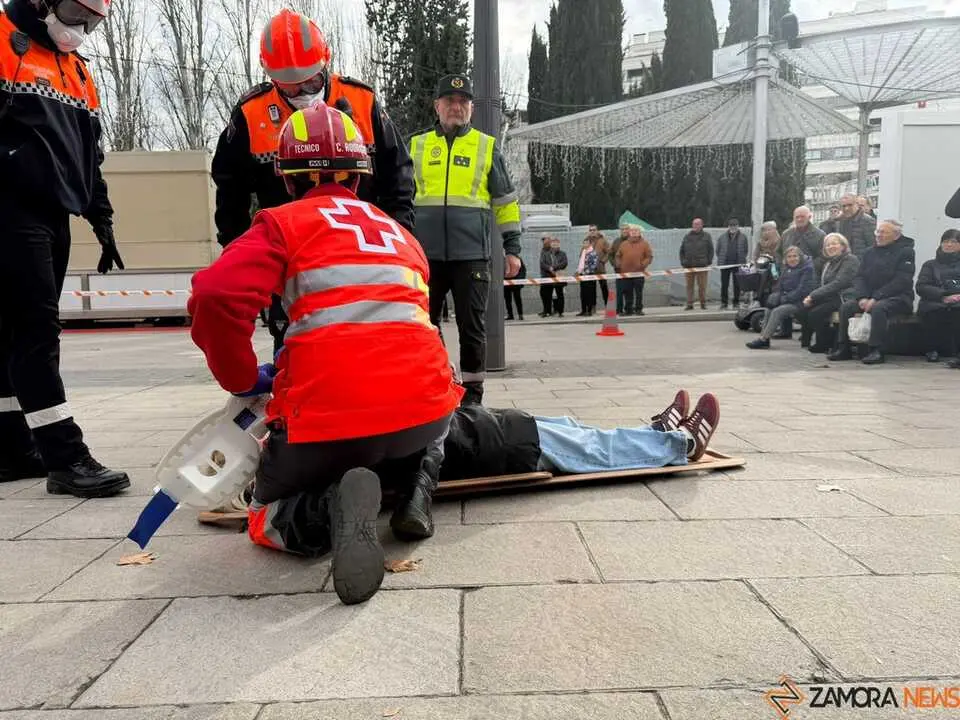 Simulacro accidente Zamora _6