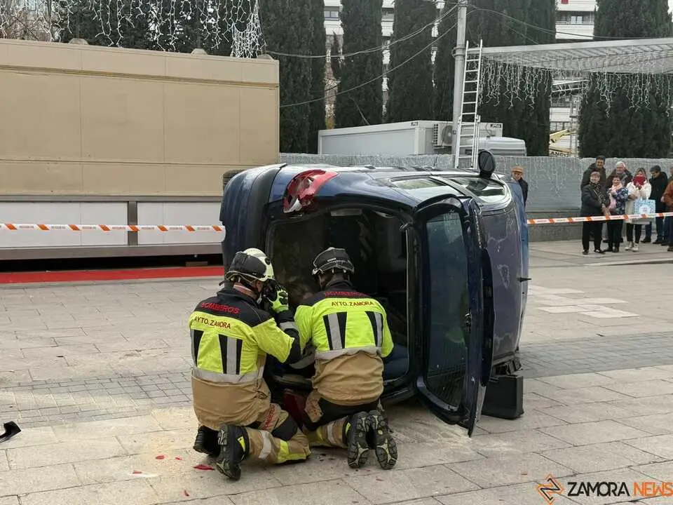 Simulacro accidente Zamora _7