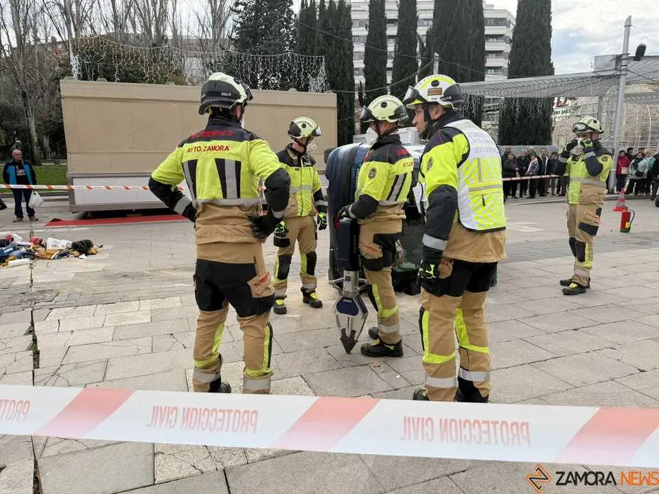 Simulacro accidente Zamora _8