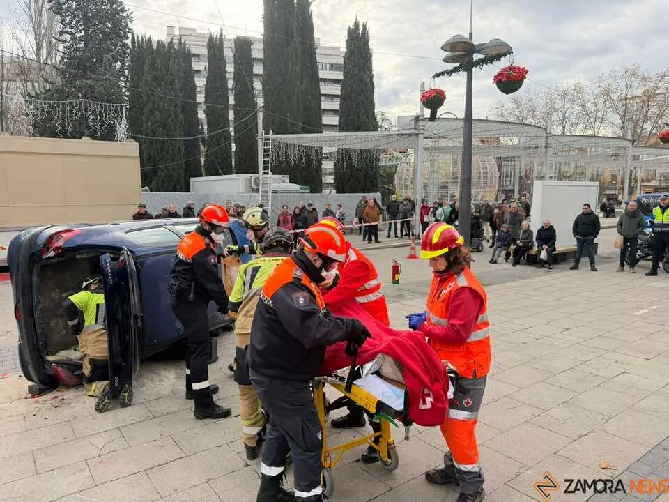 Simulacro accidente Zamora _11