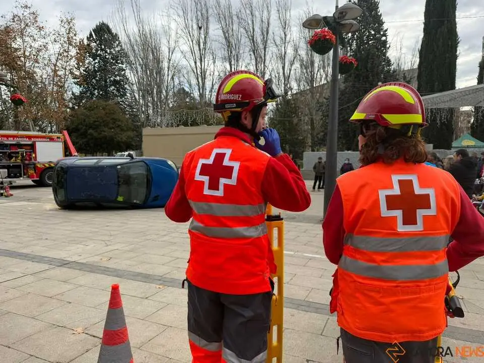 Simulacro accidente Zamora _21