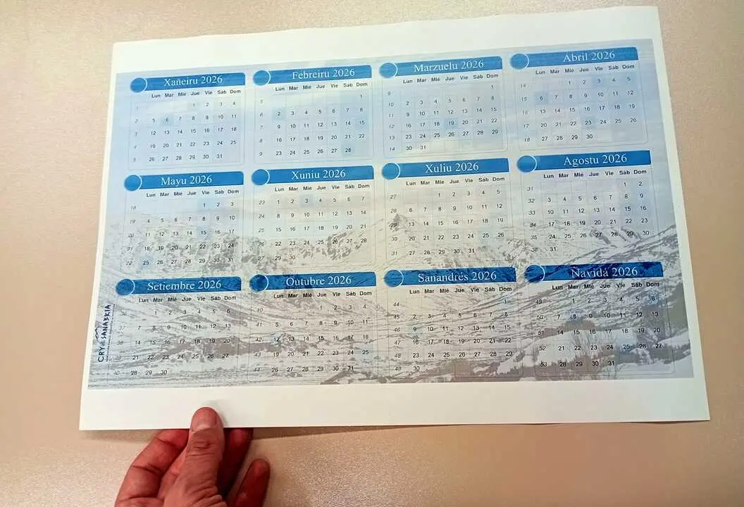 CRIOSANABRIA  entrega de calendarios 2025 en Senabr&eacute;s
