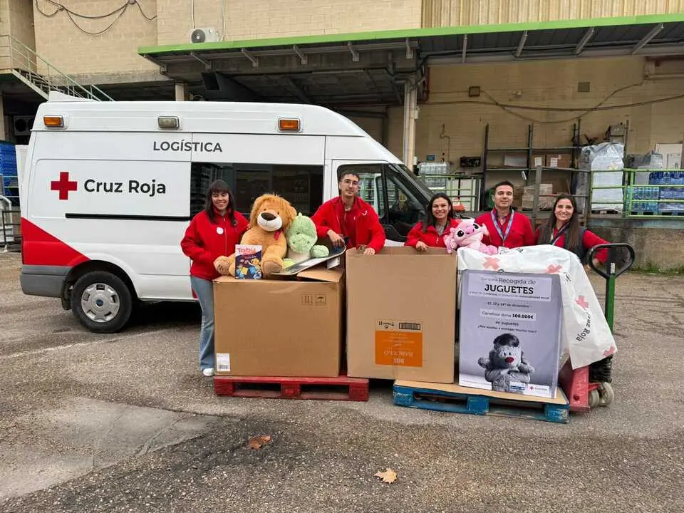 Cruz Roja en Zamora repartir&aacute; juguetes entre las familias m&aacute;s vulnerables. Foto Facebook