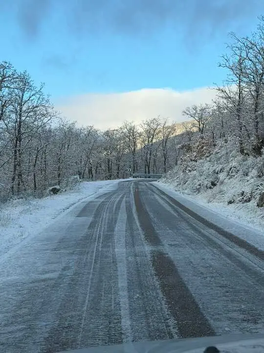 lago sanabria nieve