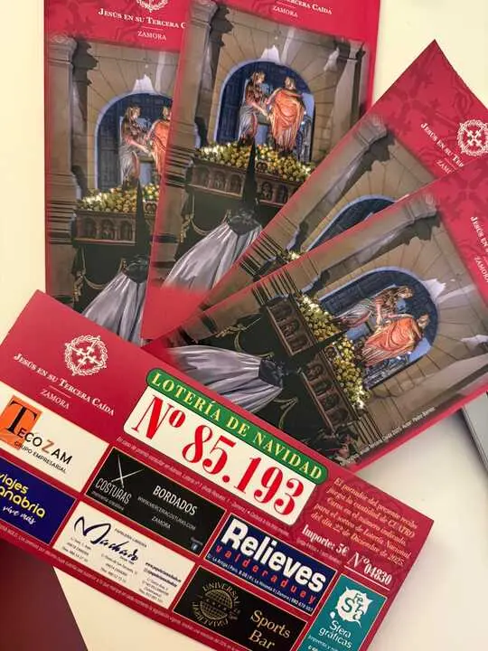 Loteria cofrad&iacute;a Tercera Ca&iacute;da de Zamora