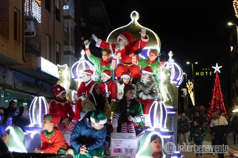 Papa Noel en Benavente. IMAGEN INTERBENAVENTE