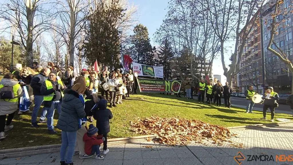 cacerolada contra las plantas de biog&aacute;s en Zamora _8
