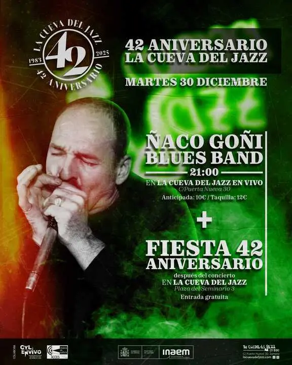 Cueva del Jazz programaci&oacute;n 30 diciembre