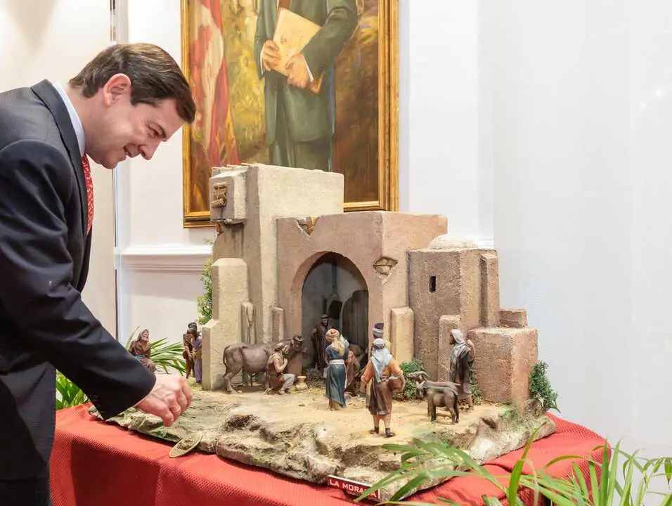 Ma&ntilde;ueco junto al Bel&eacute;n de la Morana