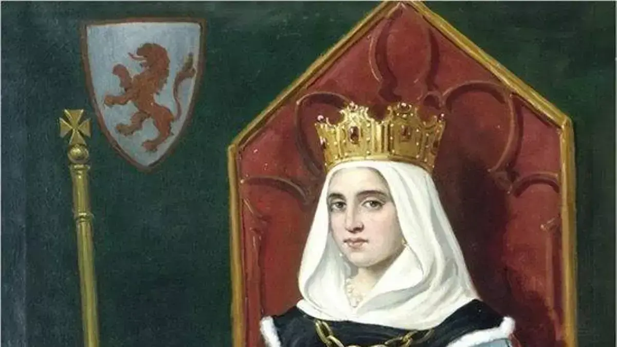 Cuadro de la Reina Urraca I de Le&oacute;n.