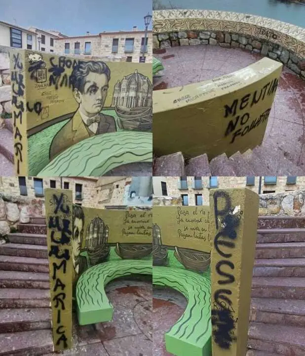 acto v&aacute;ndalico en Zamora (1)