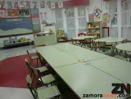 Aula vac&iacute;a. Imagen de archivo