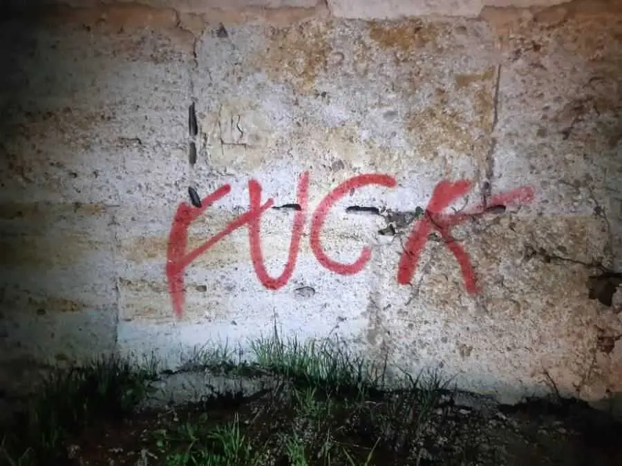 Pintadas en la muralla Zamora (2)