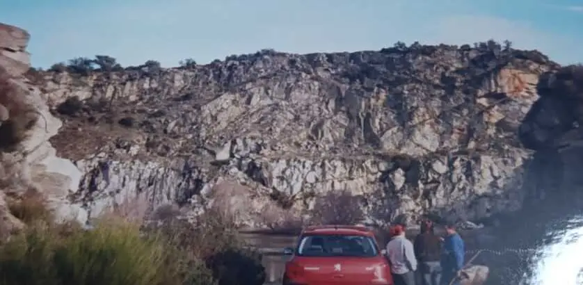 Vecinos de Castro en la cantera en los a&ntilde;os 90