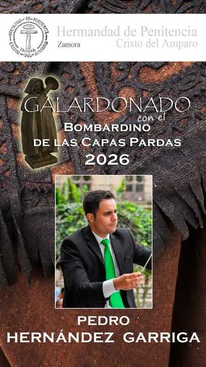 Cartel con la imagen de Pedro Hern&aacute;ndez Garriga
