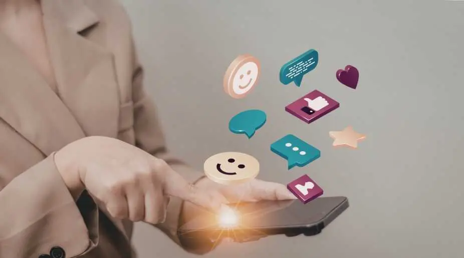 redes sociales imagen de archivo