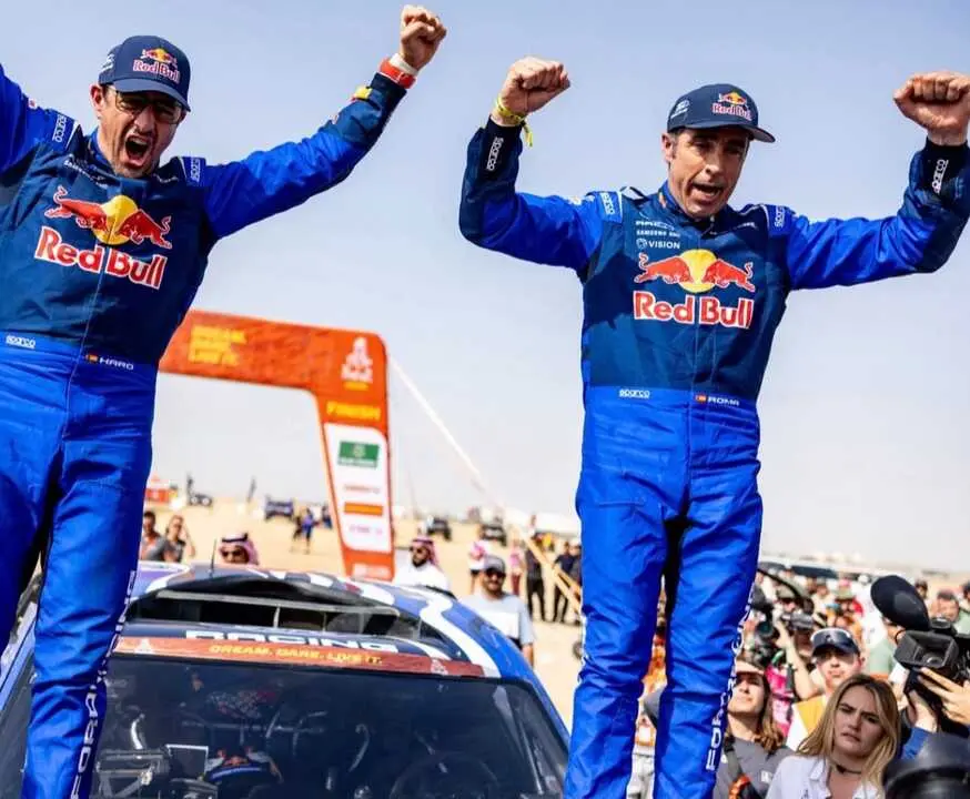 Nani Roma segundo en el Dakar 2026 - imagen de redes sociales del piloto