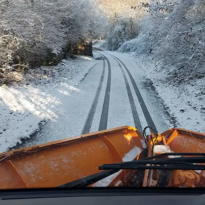 Sanabria estado carreteras nieve