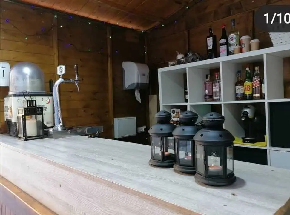 Interior de un establecimiento hostelero