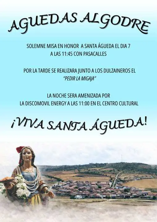 &Aacute;guedas Algodre cartel