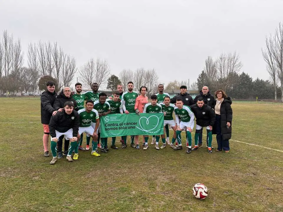 C.D. Coreses luce su brazalete verde de la esperanza AECC