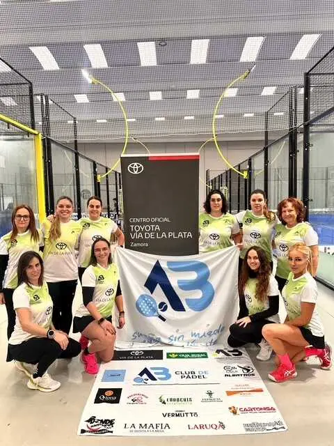 Equipo AB Club de P&aacute;del Toyota V&iacute;a de la Plata de SNP