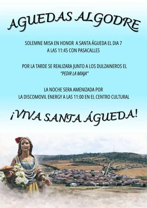 &Aacute;guedas Algodre cartel