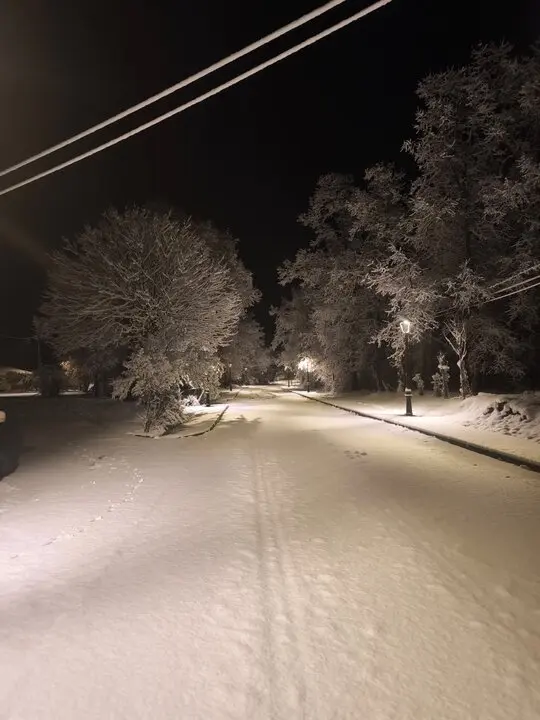 Sanabria amanece nevada