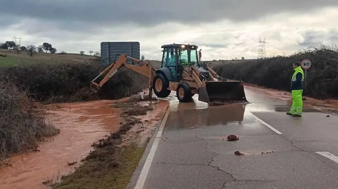 Inundaciones de carreteras Zamora