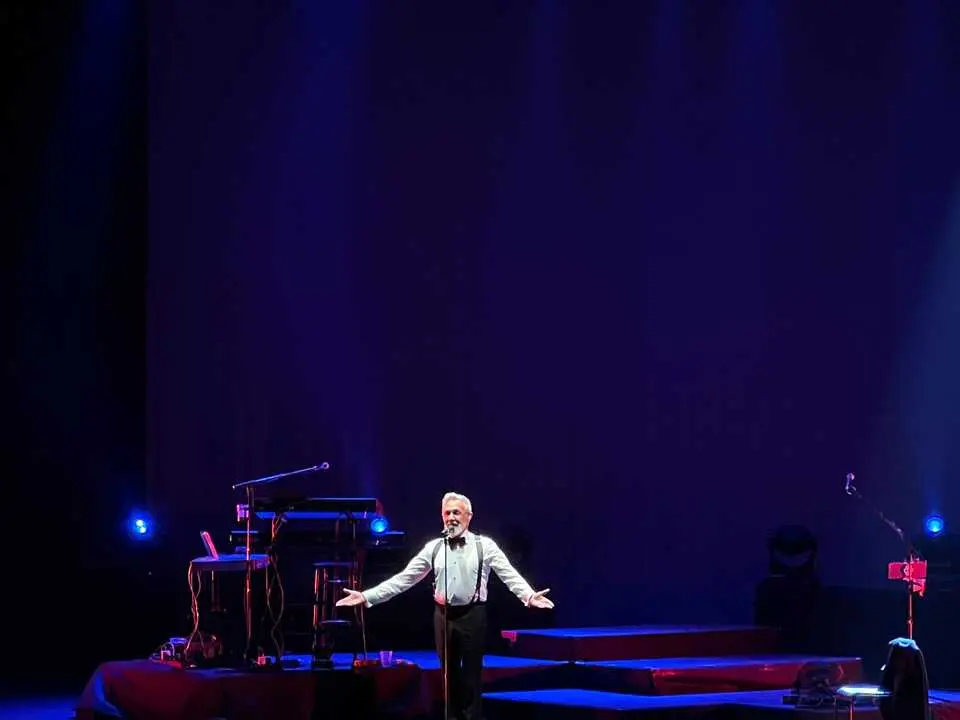 Rafa S&aacute;nchez en un momento de su actuaci&oacute;n